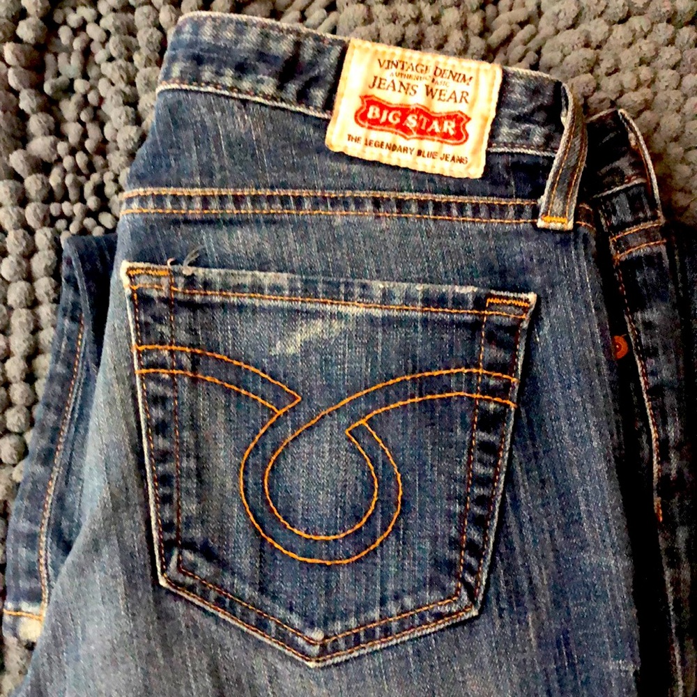 Big Star Vintage denim “ Sweet” jeans. Size 29 L.